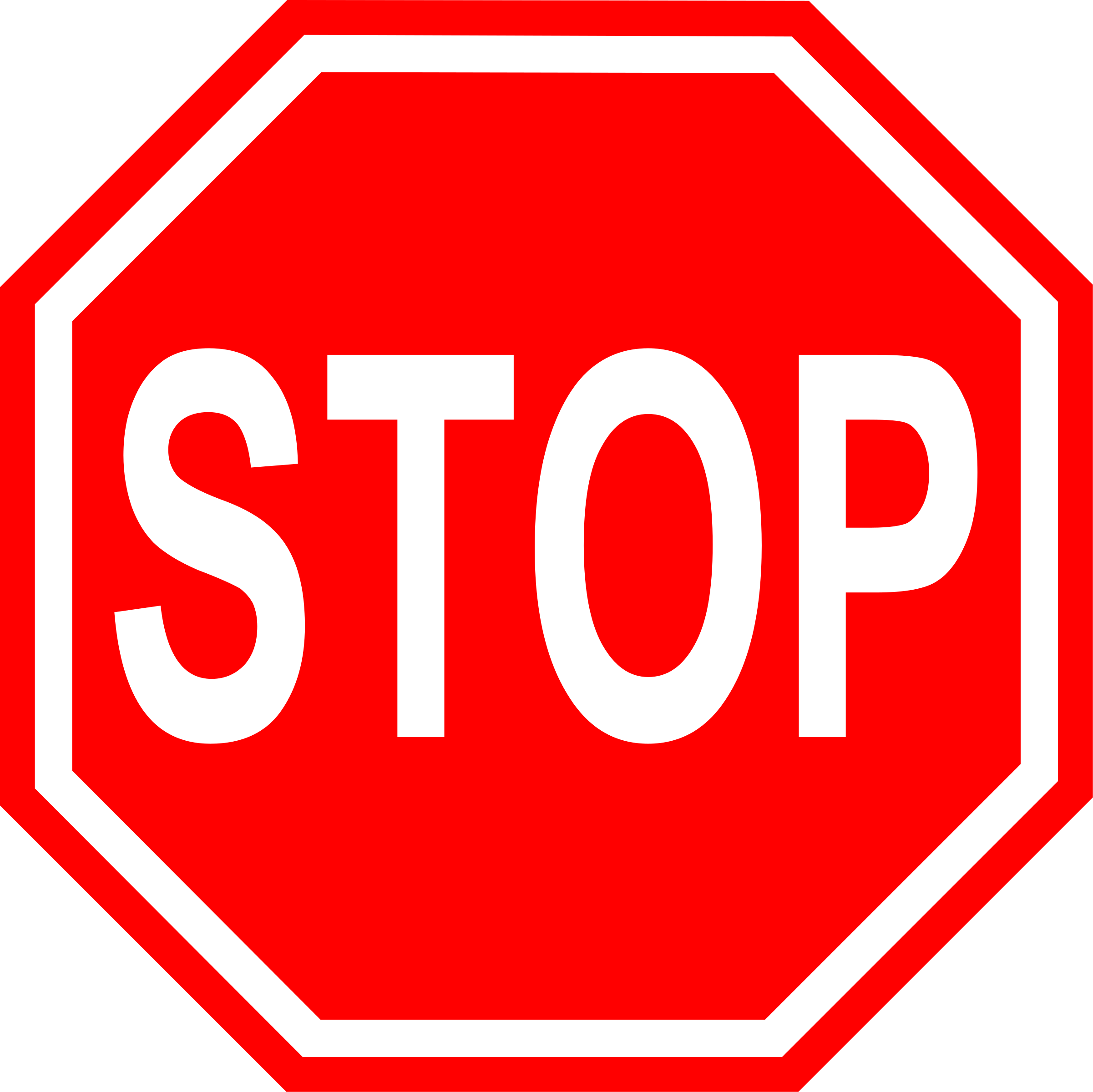 Clipart stop sign no background