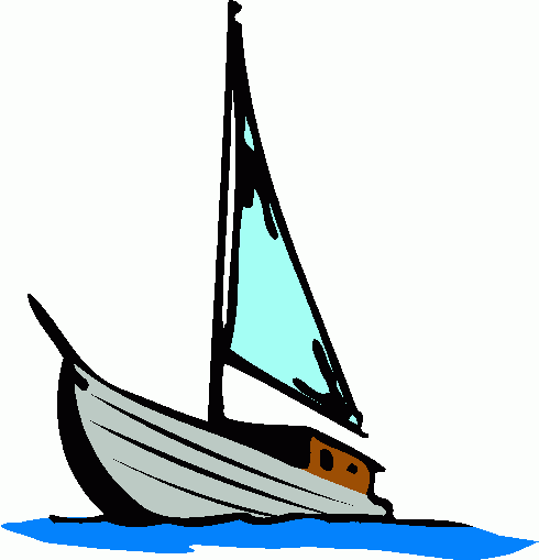 Clip art sail boat