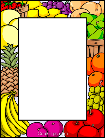 Fruit clipart border - ClipartFox