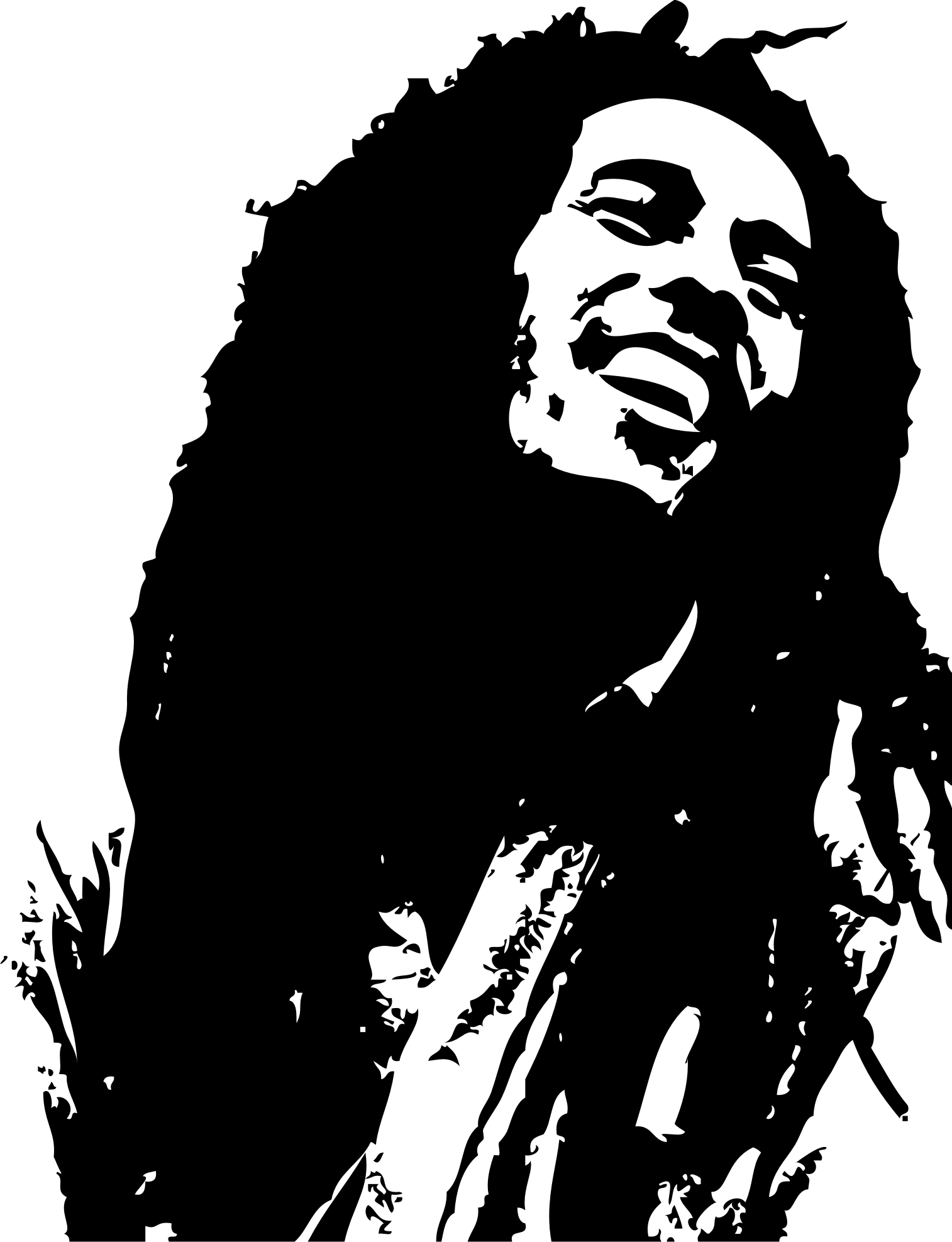 Bob Marley Lion Stencil | Images Guru