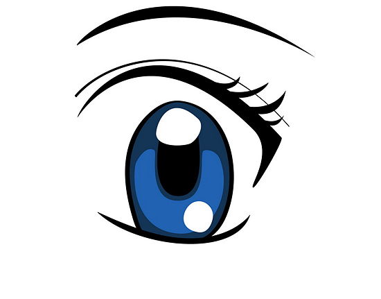 Pretty girl eye clipart