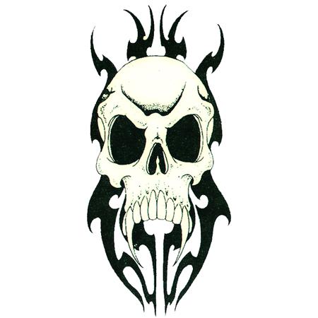 40+ Tribal Skull Tattoos Ideas