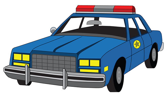 Police car clipart images