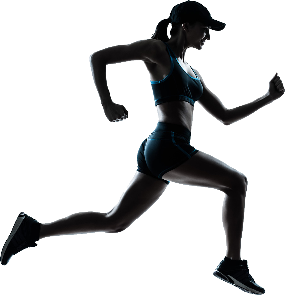 Running man PNG image, running woman PNG free download