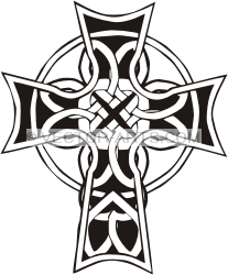 Simple Celtic Cross Clip Art - Free Clipart Images