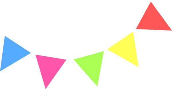 Birthday Flag Banner Clipart