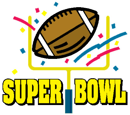 Super Bowl Sunday Clipart