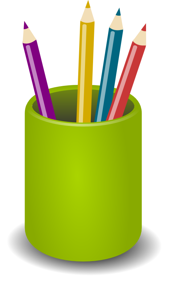 Pencils And Books | Free Download Clip Art | Free Clip Art | on ...