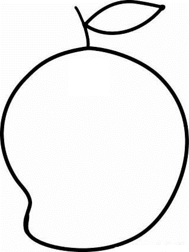 Colouring Pages Mango Tree - ClipArt Best