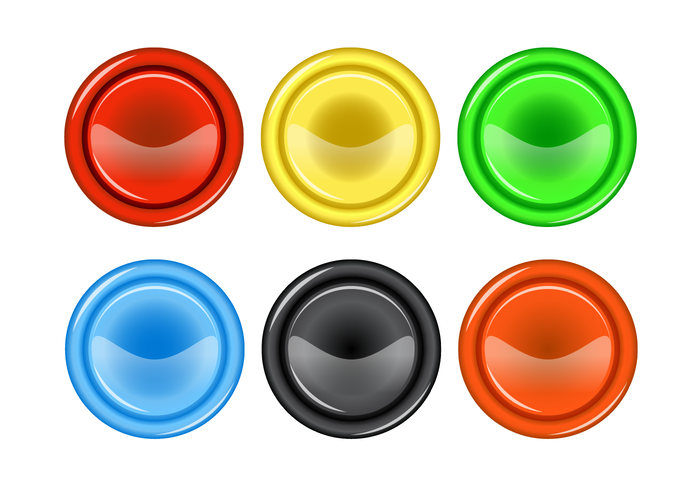 Free Arcade Button Vector - Download Free Vector Art, Stock ...