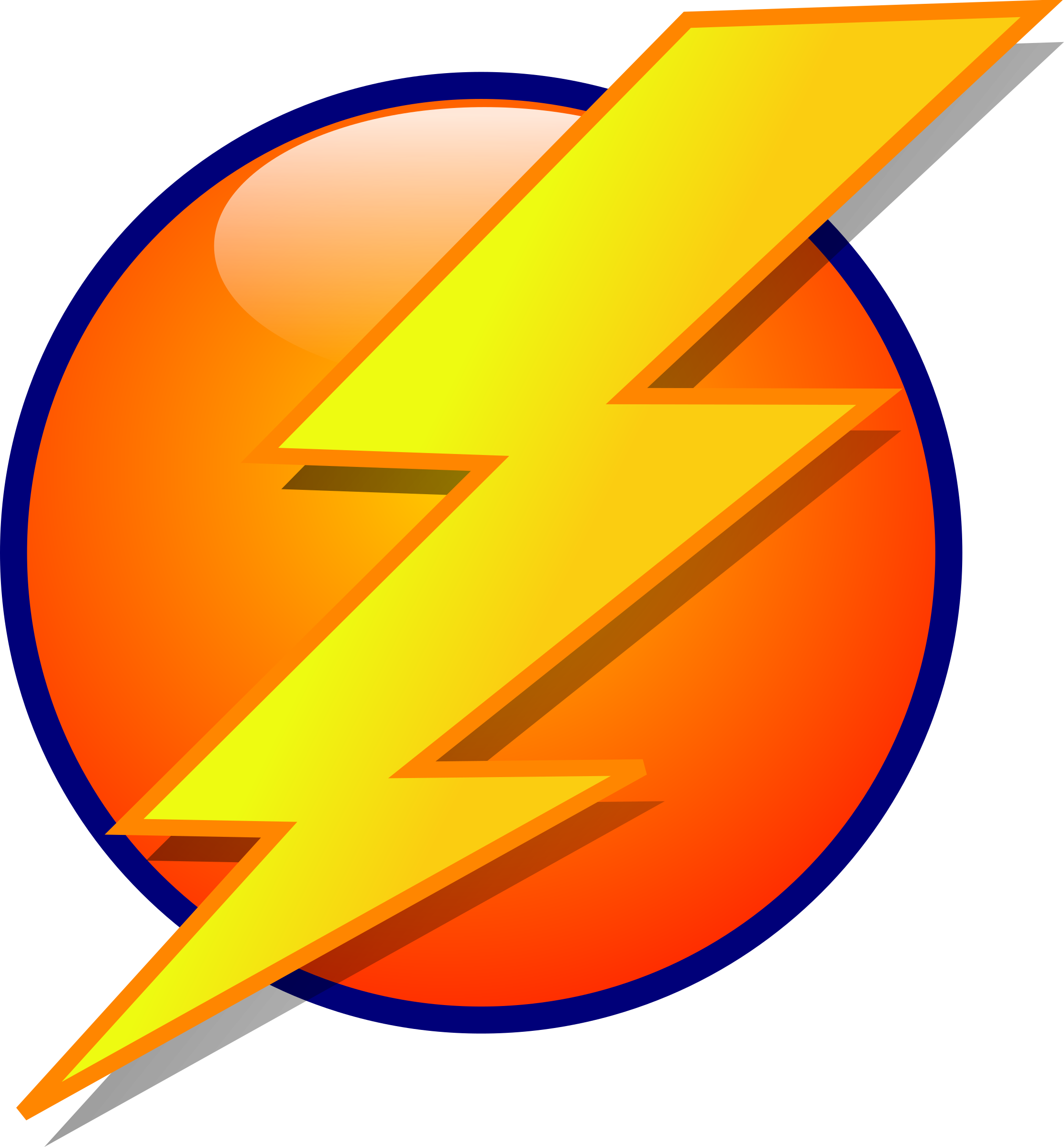 Clipart - Lightning Icon