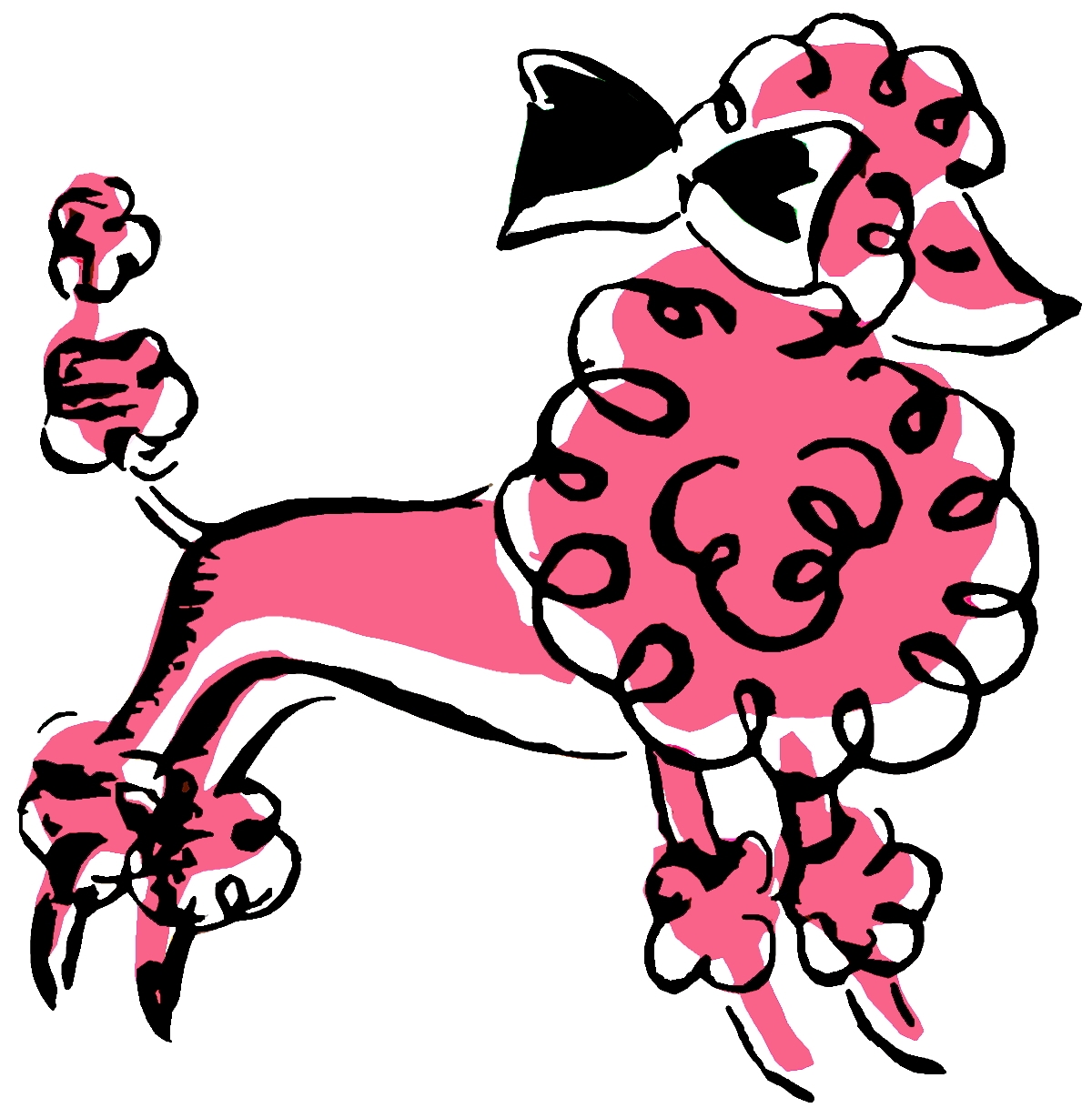 Pink Poodles - ClipArt Best