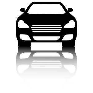 Black Car Front View With Shadow clipart, cliparts of Black Car ...