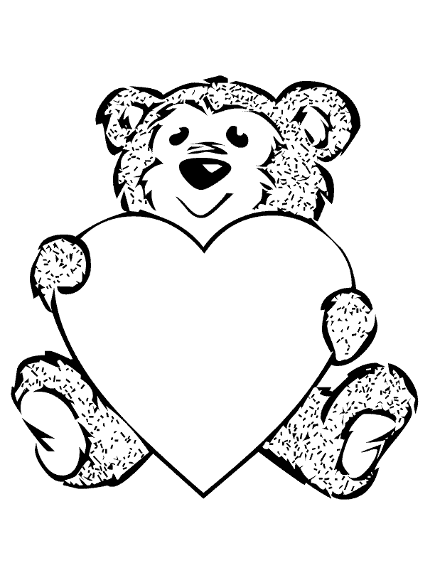 Coloring Page Of A Heart - AZ Coloring Pages