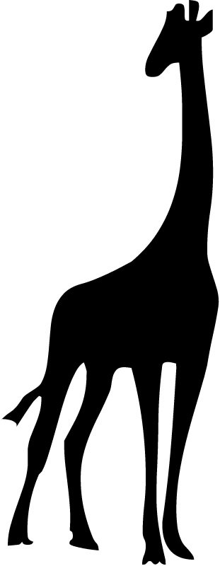 Best Giraffe Silhouette #8237 - Clipartion.com