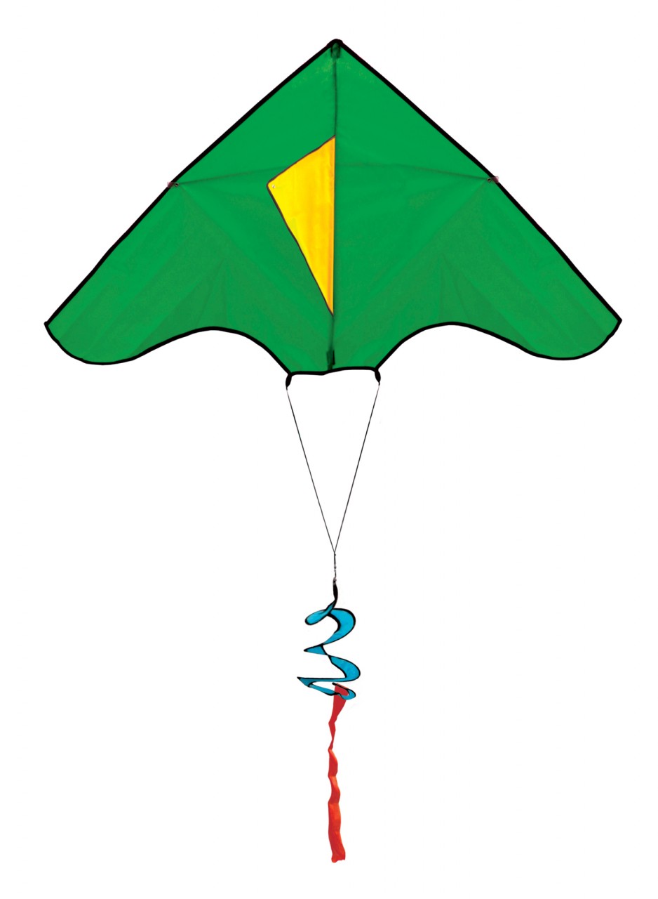 Solid Color Delta Green - 50274 - Delta Kites - World Wind Kites