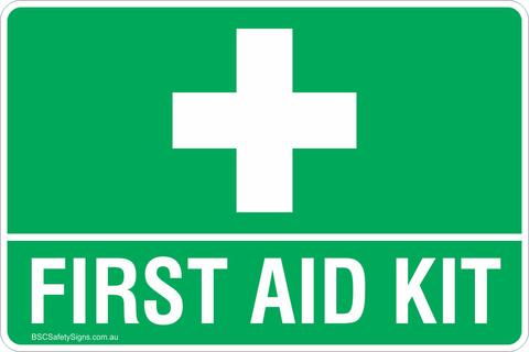 First Aid Kit Safety Signs & Stickers Safety Sign - First Aid ...