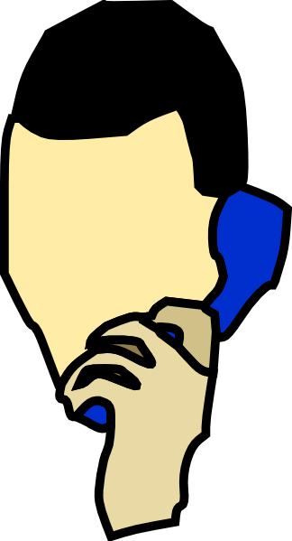 Man Talking Clipart