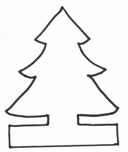 Tree Cut Out Pattern - ClipArt Best