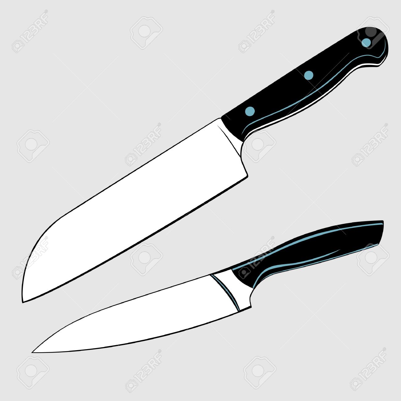 Chef knife clipart