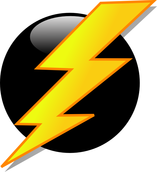 Lightning Icon Clip Art - vector clip art online ...