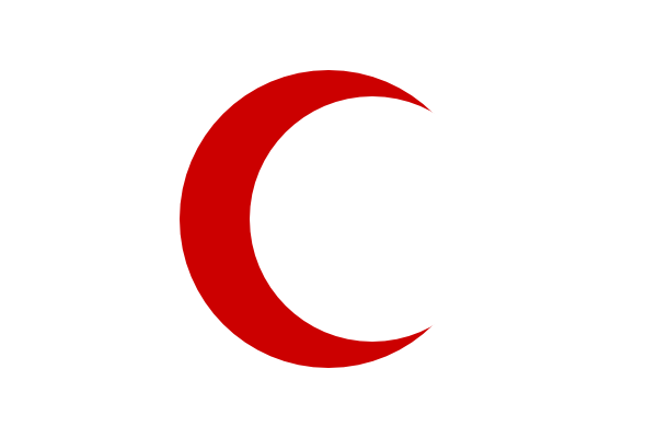 Flag Of The Red Crescent Clip Art - vector clip art ...