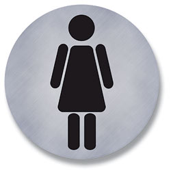 Avery - self adhesive pictogram " Female WC " | ACTIVA