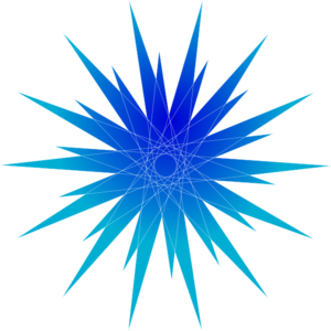 Blue Star Burst clip art - vector clip art online, royalty free ...