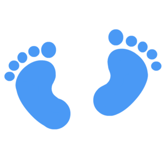 baby footprint clipart | Hostted