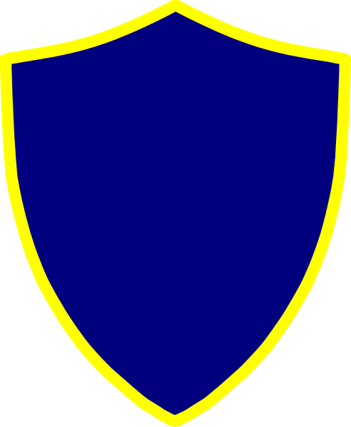 Blue And Yellow Shield Clip art - Vector graphics - Download ...