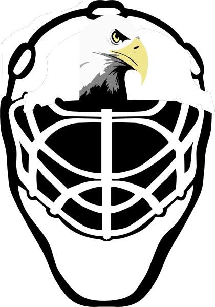 Eagle Hockey Mask clip art - vector clip art online, royalty free ...