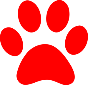 Paw Print clip art - vector clip art online, royalty free & public ...