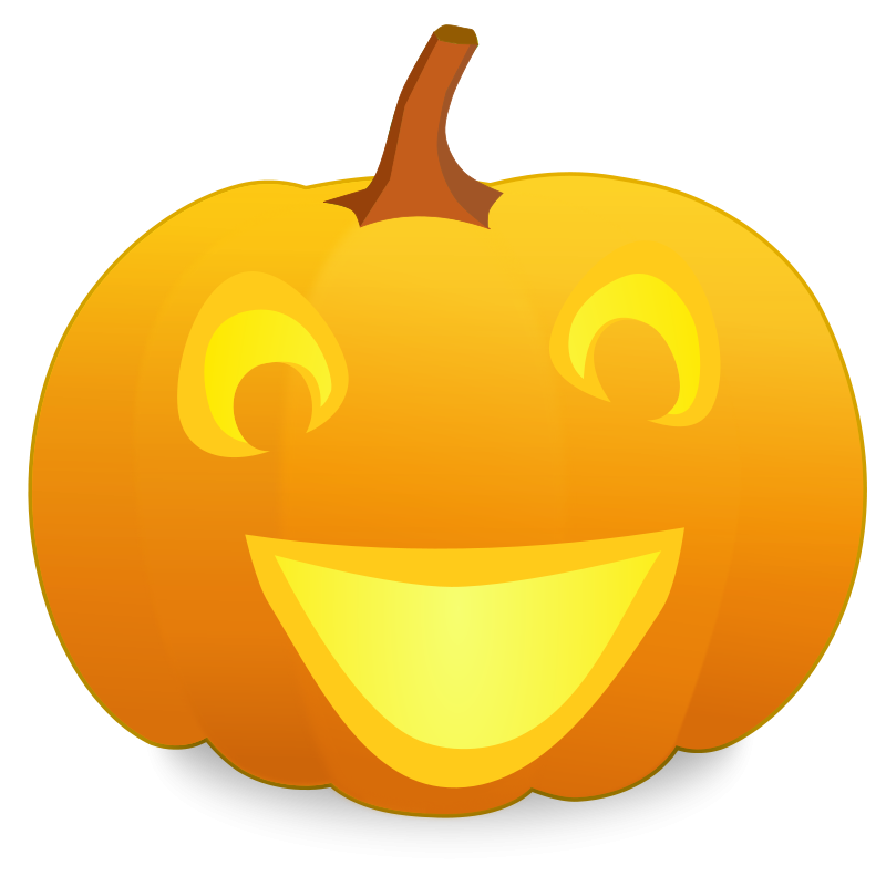 Free Happy Jack O' Lantern Clip Art