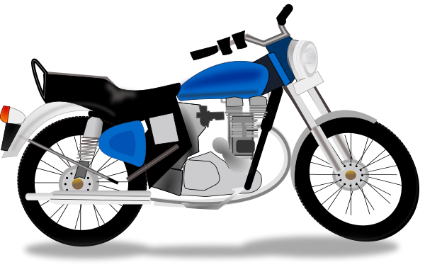 Royal motorcycle small clipart 300pixel size, free design ...