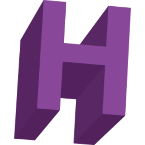 Letter H Icon image - vector clip art online, royalty free ...