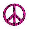 Peace Sign Zebra layouts & backgrounds created by CoolChasers - My ...