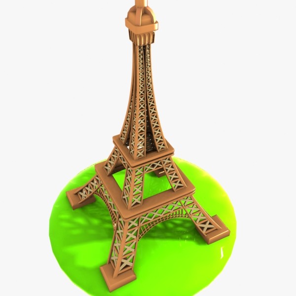 cartoon eiffel tower 3d model - ClipArt Best - ClipArt Best