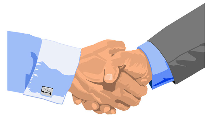 Shaking Hands Vector - ClipArt Best