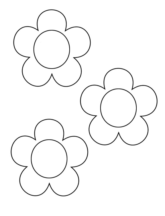 Free Printable Flower Stencil Templates ClipArt Best