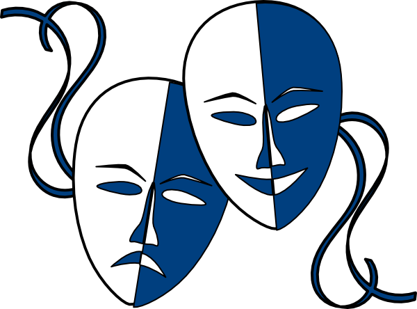 Drama Mask Clip Art - Tumundografico