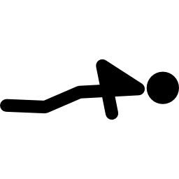 Stick man variant doing push ups from the ground - Free People icons