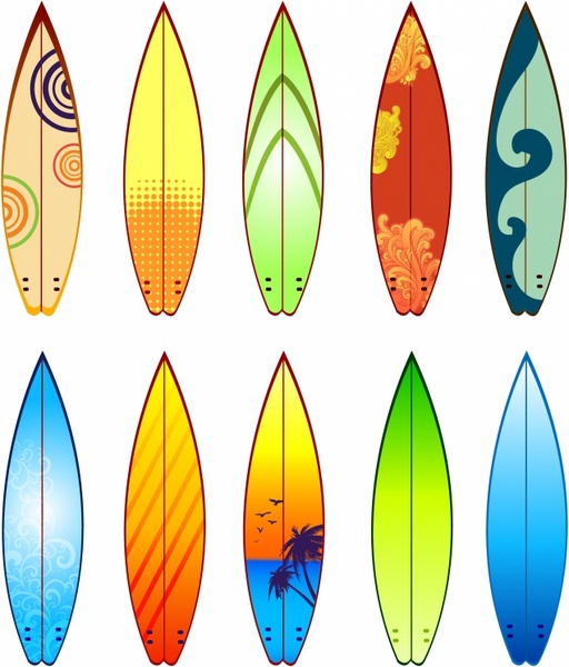 Cartoon Surfboards - ClipArt Best