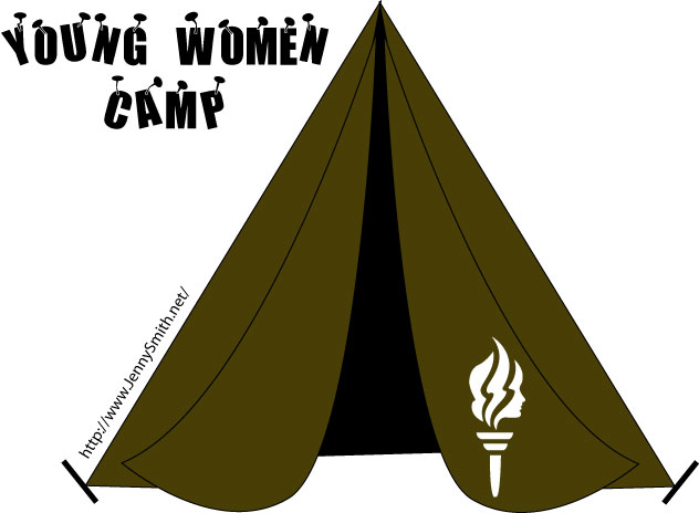 Mormon Share } Young Women Camp Tent - Generic