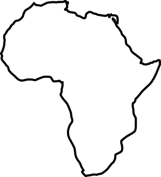Africa outline clip art - ClipartFox