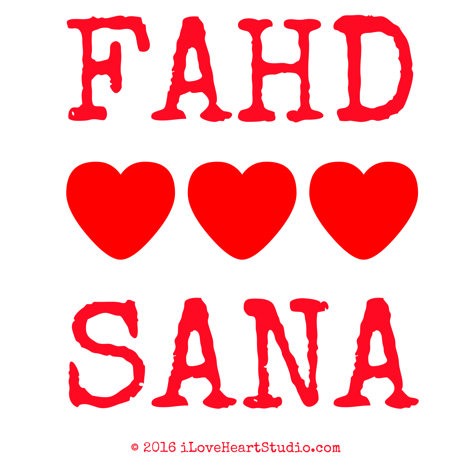 fahd [Love heart] [Love heart] [Love heart] sana' design on t ...