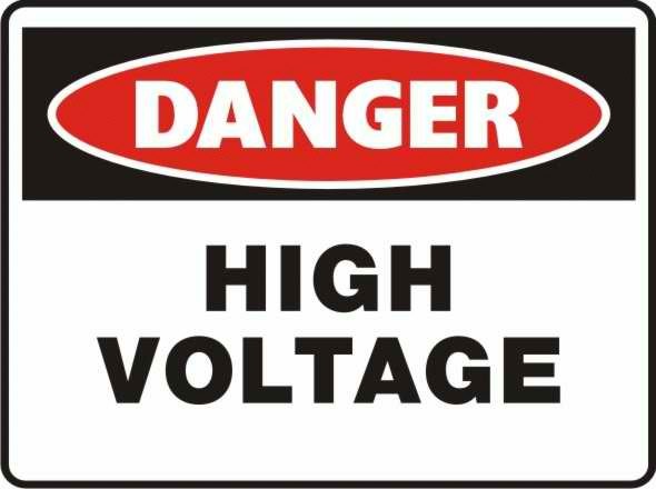 Danger Sign High Voltage - ClipArt Best