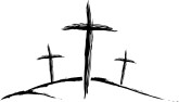 Pix For > Three Crosses On A Hill Clipart