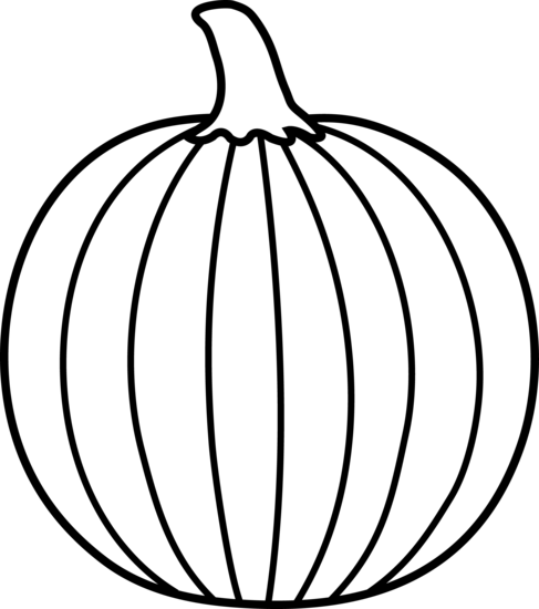 Pumpkin Line Art