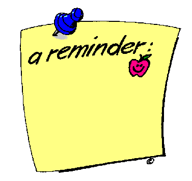 reminder (in color) - Clip Art Gallery