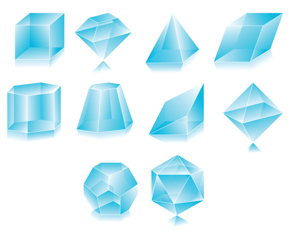 Transparent diamond vector | Vector icon